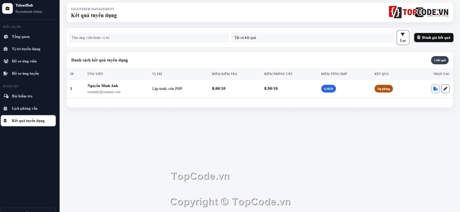 tuyển dụng,ứng dụng Web,Website Website tuyển dụng
